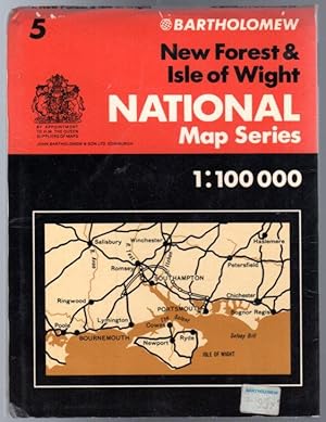 Bartholomew National Map Series. Sheet 5 New Forest & Isle of Wight 1:100000