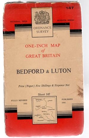 Ordnance Survey One-Inch Map of Great Britain - Sheet 147 - Bedford & Luton