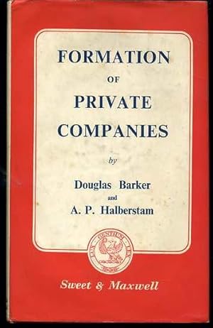 Formation of Private Companies