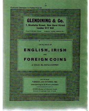 Catalogue of English, Irish and Foreign Coins in Gold, silver and Copper