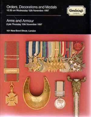 Glendining's Sales Catalogue - Orders Decorations and Medals & Arms and Armour 12th & 13th Novemb...