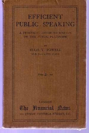 Efficient Public Speaking