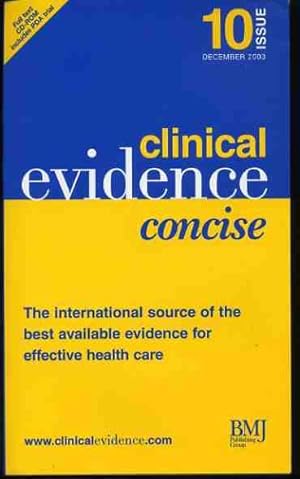 Clinical Evidence Concise Issue 10