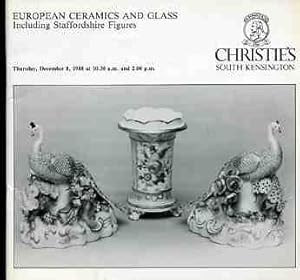 European Ceramics and Glass Including Staffordshire Figures