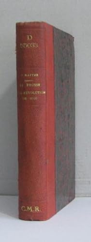 Seller image for La prusse et la rvolution de 1848 for sale by crealivres