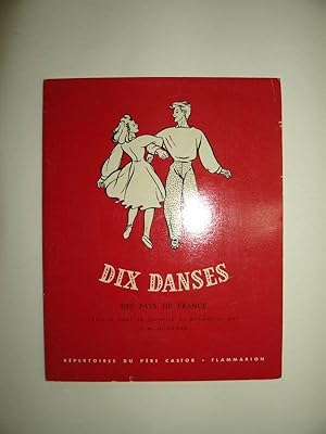 Imagen del vendedor de 10 danses simples des pays de France. a la venta por Librairie Aubry