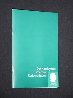 Bild des Verkufers fr Programmheft 4 Bayerisches Staatsschauspiel Mnchen, Residenztheater 1993/94. DER KIRSCHGARTEN von Tschechow. Insz.: Matthias Fontheim, Bhnenbild: Andreas Jander, Kostme: Nina Reichmann. Mit Elisabeth Rath, Petra Bischoff, Barbara Melzl, Wolfgang Hinze, Jan-Gregor Kremp, Wolfgang Maria Bauer, Edgar Walther, Esther Hausmann zum Verkauf von Fast alles Theater! Antiquariat fr die darstellenden Knste