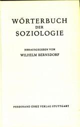 Image du vendeur pour Wrterbuch der Soziologie mis en vente par Antiquariaat Parnassos vof