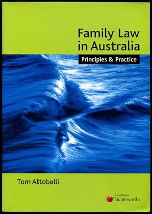 Imagen del vendedor de Family law in Australia : principles and practice a la venta por Lost and Found Books