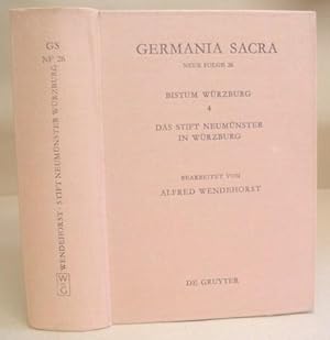 Bild des Verkufers fr Germania Sacra. Die Bistmer Der Kirchenprovinz Mainz : Das Bistum Wrzburg 4 : Das Stift Neumnster in Wrzburg zum Verkauf von Eastleach Books