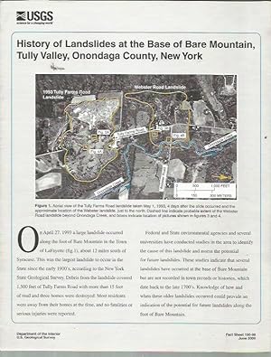 History of landslides at the base of Bare Mountain, Tully Valley, Onondaga County, New York (USGS...
