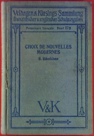 Seller image for Choix De Nouvelles Modernes, II. Bndchen for sale by biblion2