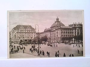 AK München - Karlsplatz, Hotel Königshof und Justizpalast.