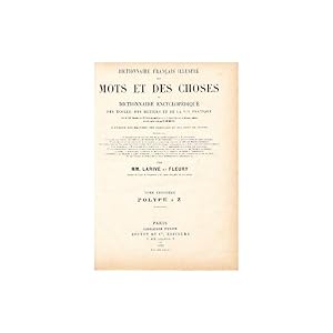 Seller image for Dictionnaire franais illustr des mots et des choses ou Dictionnaire encyclopdique des coles, des mtiers et de la vie pratique - Tome III: Polype  Z for sale by SARL Pages et brocante