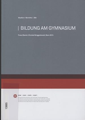 Seller image for Bildung am Gymnasium. Studien + Berichte, 35A. for sale by Antiquariat Bookfarm