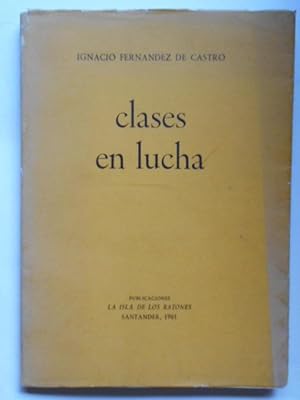 Seller image for CLASES EN LUCHA. for sale by Carmichael Alonso Libros