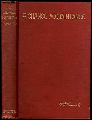Bild des Verkufers fr A Chance Acquaintance zum Verkauf von Between the Covers-Rare Books, Inc. ABAA