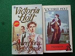 Imagen del vendedor de Menfreya, Secret for a Nightingale (Set of 2 Paperbacks) a la venta por Shelley's Books