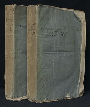 Bild des Verkufers fr Correspondance particulire et historique du Marchal Duc de Richelieu, en 1756, 1757 et 1758, avec M. Paris du Verney, conseiller d?tat; Suvie de mmoires relatifs  l?expedition de Minoque, en 1756, et prcde d?une notice historique sur la vie du Marchal. 1-2. A zum Verkauf von Centralantikvariatet