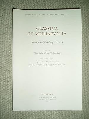 Seller image for Classica et Mediaevalia : Danish Journal of Philology and History : Volume 60 (2009 for sale by Expatriate Bookshop of Denmark