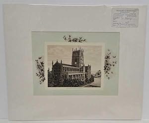 St. Mary's Church Exterior Original Photolithograph Print