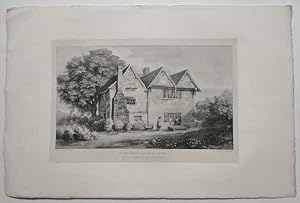 Old House Thurcaston Original Printer's Proof Lithograph