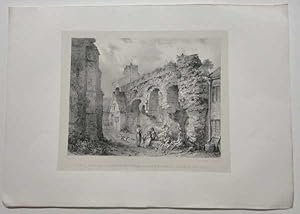 Roman Jewry Wall Leicester Original Printer's Proof Lithograph