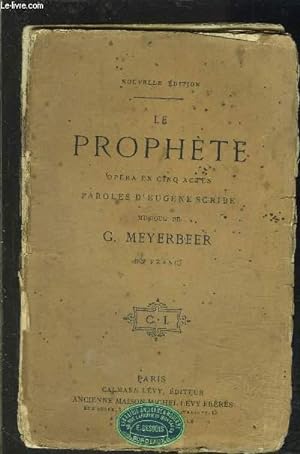 Seller image for LE PROPHETE- OPERA EN CINQ ACTES for sale by Le-Livre