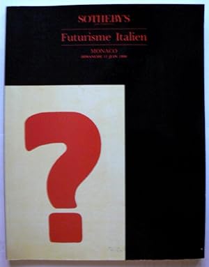 Futurisme Italien. Livres, Gouaches, Collages, Manuscripts. Sotheby's, Monaco. Dimanche 17 Juin 1...