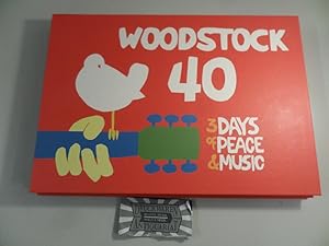 Immagine del venditore per Woodstock 40 [Box-Set mit 6 Audio-CDs u. ill. Begleitbuch, 8122 79859 7]. 3 days of Peace and Music. venduto da Druckwaren Antiquariat