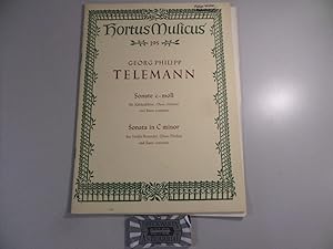 Image du vendeur pour Telemann : Sonate C-Moll fr Altblockflte, Oboe (Violine) und Basso continuo. Hortus Musicus 195. mis en vente par Druckwaren Antiquariat
