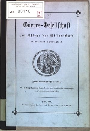 Bild des Verkufers fr Hugo Grotius und die religisen Bewegungen im Protestantismus seiner Zeit; Grres-Gesellschaft zur Pflege der Wissenschaft im kath. Deutschland, 2. Vereinsschrift fr 1904; zum Verkauf von books4less (Versandantiquariat Petra Gros GmbH & Co. KG)