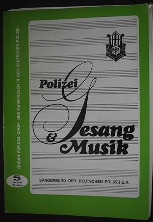 Polizei - Gesang und Musik, Heft 5, Mai 1986, 25. Jahrgang