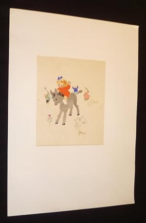 Image du vendeur pour Illustration en couleurs de Josette Boland mis en vente par Abraxas-libris