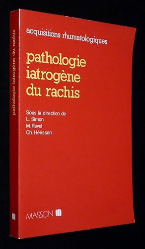 Bild des Verkufers fr Pathologie iatrogne du rachis zum Verkauf von Abraxas-libris