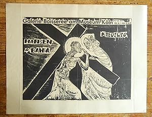 Hansen-Bahia. Kreuzweg. Galerie Boisserée am Museum Köln. 15.2.-10.3.1961. Plakat zur Ausstellung.