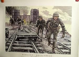 Remagen Bridgehead. US DOD. Armed Forces Information Poster. #21-32.