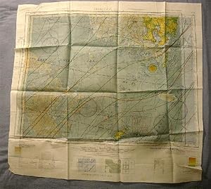 Nagasaki NI 52 & Kagoshima NH 52. AAF Cloth Chart. AMS 5301. Eastern Asia Series.