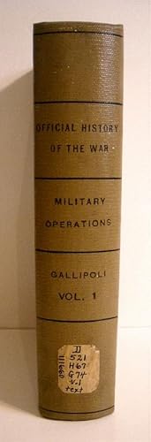 Seller image for Military Operations. Gallipoli. History of the Great War. for sale by Military Books