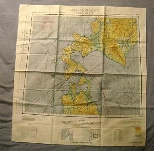 Hakodate NK 54 & Nemuro NK 55. AAF Cloth Chart. AMS 5301. Eastern Asia Series.