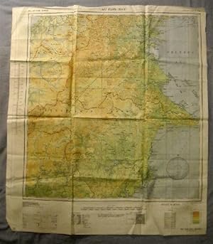 East Borneo C-45 & West Borneo C-46. AAF Cloth Chart. Philippine Series.