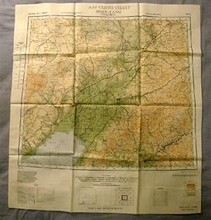 Jehol NK 50 & Shen-Yang (Mukden) NK 51. AAF Cloth Chart. Eastern Asia Series. AMS 5301.