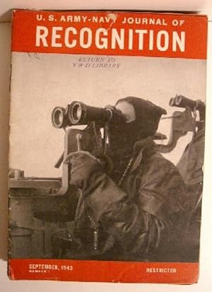 US Army - Navy Journal of Recognition. Number 21. August 1945. Restricted.