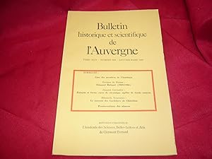 Bulletin Historique Et Scientifique De L'Auvergne Publié Par L'Académie Des Sciences, Belles-Lett...