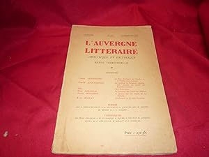 L'Auvergne Littéraire Artistique Et Historique Revue Trimestrielle, 33ème Année, 2ème Trimestre 1...