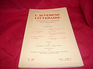 L'Auvergne Littéraire Artistique Et Historique Revue Trimestrielle, 42ème Année, 3ème Trimestre 1...