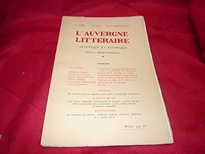 L'Auvergne Littéraire Artistique Et Historique Revue Trimestrielle, 35ème Année, 1er et 2ème Trim...