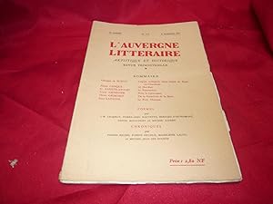 L'Auvergne Littéraire Artistique Et Historique Revue Trimestrielle, 38ème Année, 3ème Trimestre 1...
