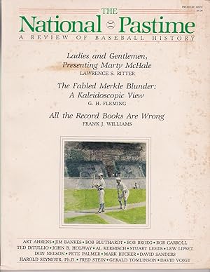 Image du vendeur pour THE NATIONAL PASTIME: A Review of Baseball History. Vol. 1, No. 1. (Cover title). mis en vente par Blue Mountain Books & Manuscripts, Ltd.