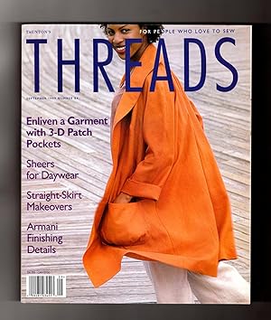 Taunton's Threads Magazine - September, 1999, No. 84. Sheers for Daywear; 3-D Patch Pockets; Stra...